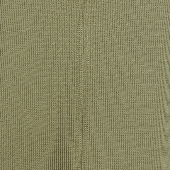 Caslon Organic Cotton Blend Split Neck Thermal Top Green Sorrel XXS - Picture 8 of 12